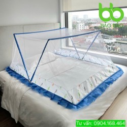 1M8 - Mùng Gấp Thông Minh Chân Viền 1m8 x 1m95