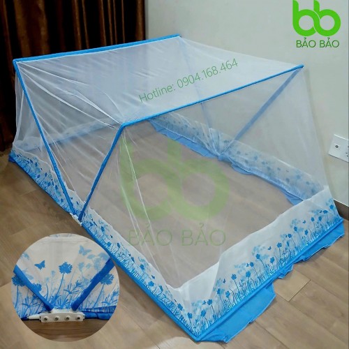 Mùng Thông Minh Cao Cấp 1M4 x 1M9 CHÂN VIỀN 