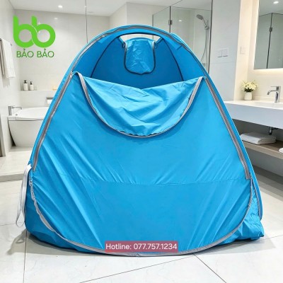 Lều Xông Hơi Tự Bung Mẫu Chui Đầu Xanh